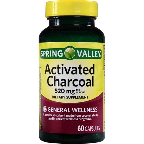 walmart activated charcoal pills